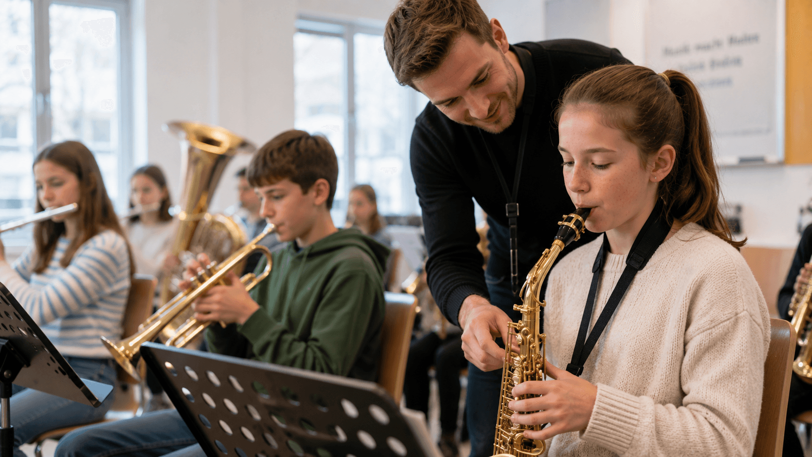 Musikunterricht in der Schule